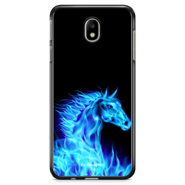 Bjornberry Skal Samsung Galaxy J3 (2017) - Flames Horse Blå