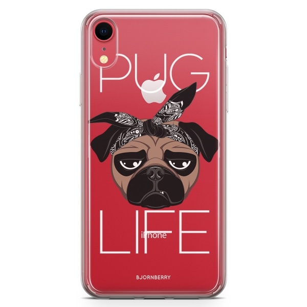 Bjornberry Hybrid Skal iPhone XR  - Pug Life