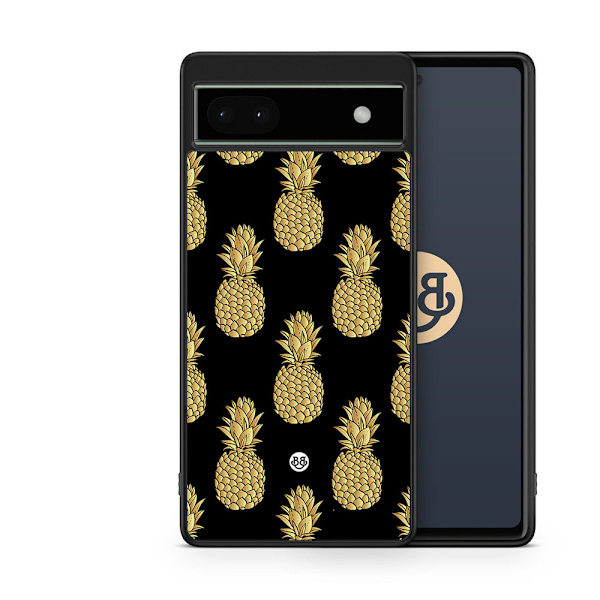Bjornberry Skal Google Pixel 6a - Guldiga Ananas