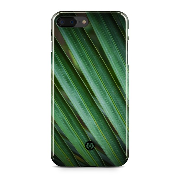 Bjornberry iPhone 8 Plus Premium Skal - Green leaves