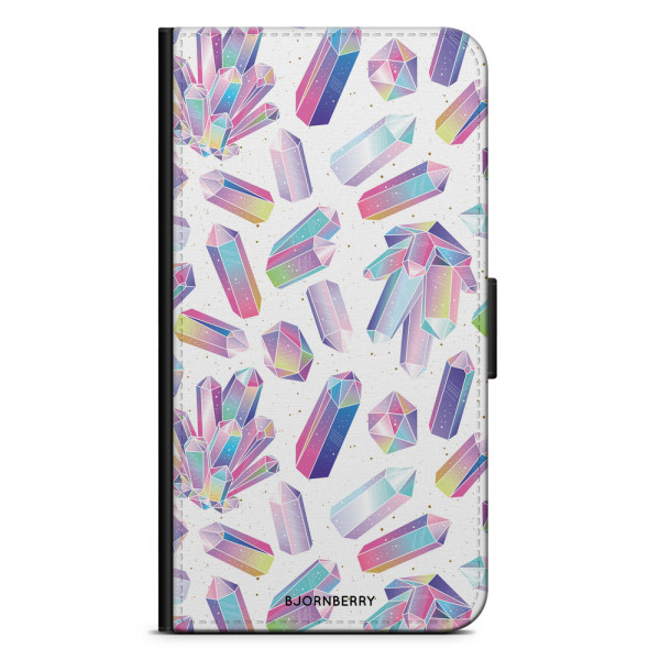 Bjornberry Plånboksfodral OnePlus 7 - Kristaller Regnbåge