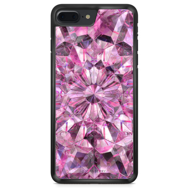 Bjornberry Skal iPhone 8 Plus - Rosa Kristaller