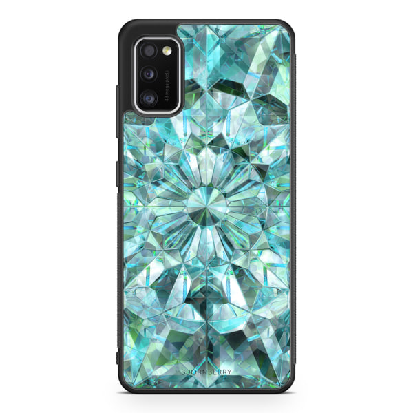 Bjornberry Skal Samsung Galaxy A41 - Gröna Kristaller