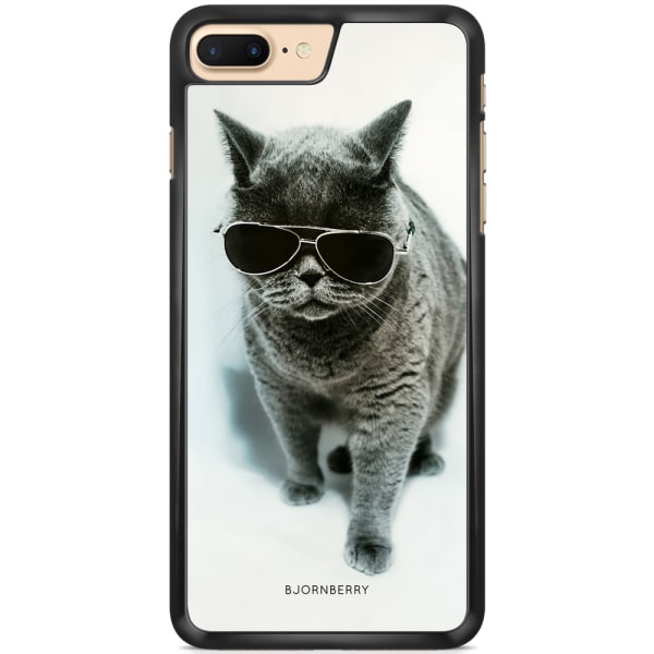 Bjornberry Skal iPhone 7 Plus - Katt Glasögon