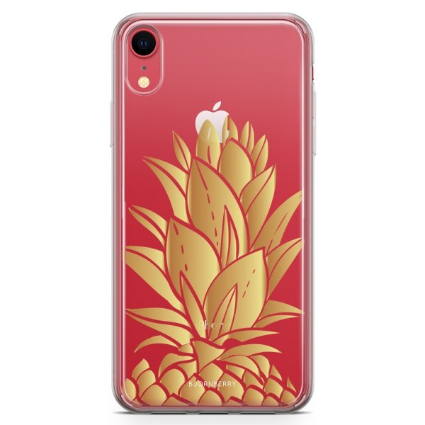 Bjornberry Hybrid Skal iPhone XR  - Guldig Ananas