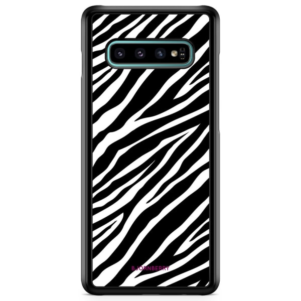 Bjornberry Skal Samsung Galaxy S10 Plus - Zebra