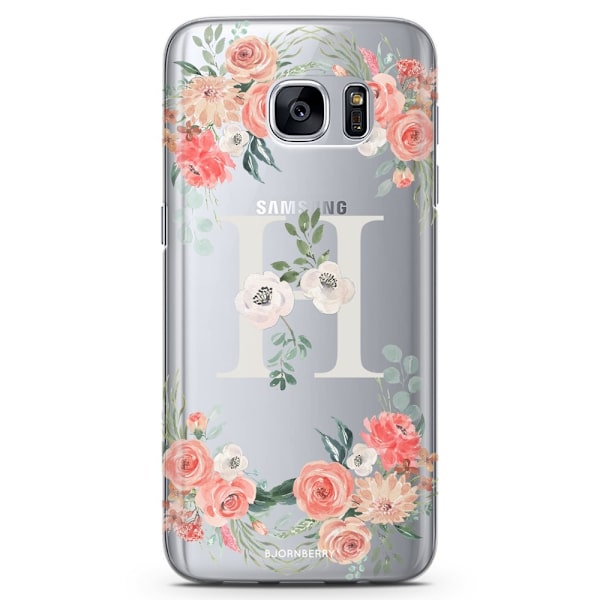 Bjornberry Samsung Galaxy S6 Edge TPU Skal -Monogram H