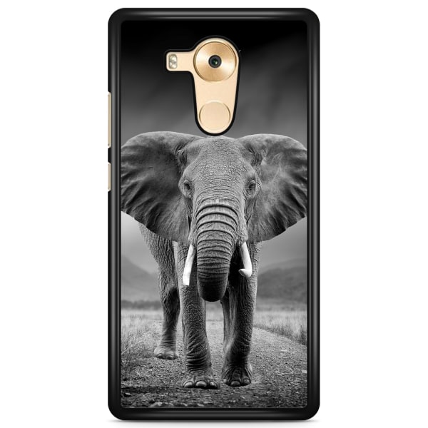 Bjornberry Skal Huawei Mate 8 - Svart/Vit Elefant