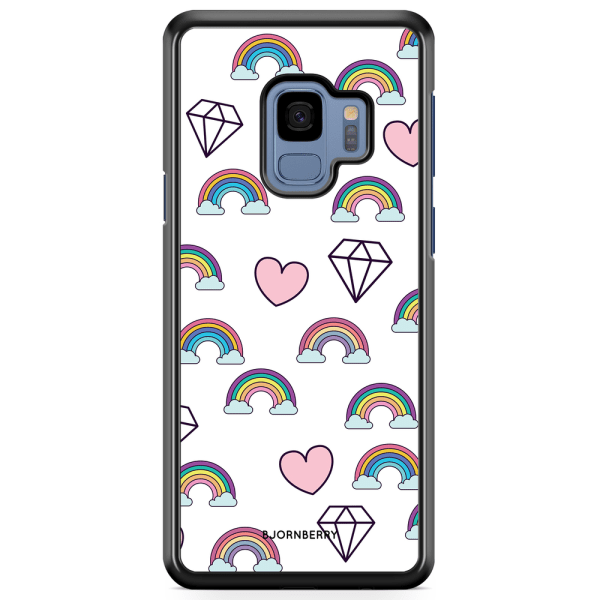 Bjornberry Skal Samsung Galaxy A8 (2018) - Regnbågar Diamanter