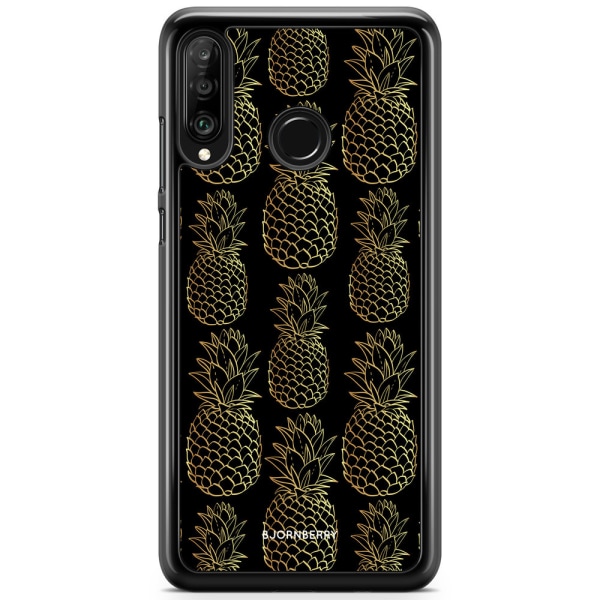 Bjornberry Hårdskal Huawei P30 Lite - Guldiga Ananas