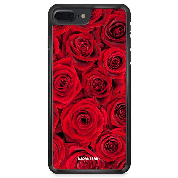 Bjornberry Skal iPhone 8 Plus - Röda Rosor