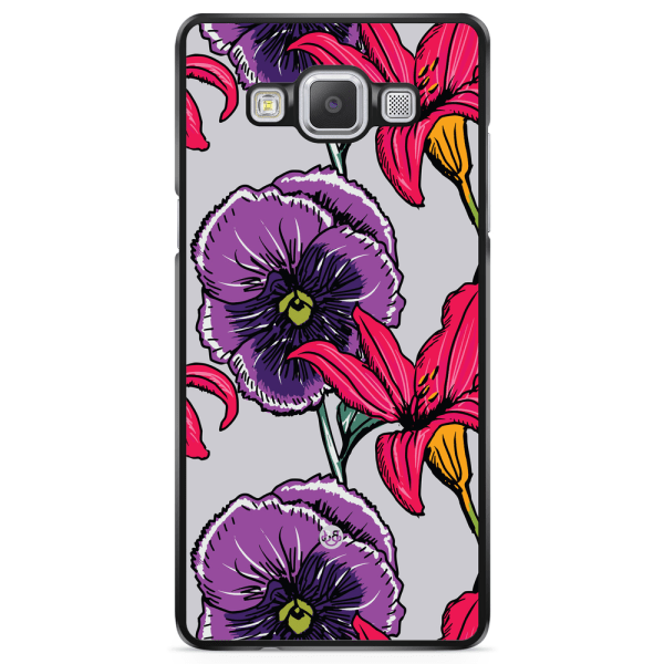 Bjornberry Skal Samsung Galaxy A5 (2015) - Lila/Cerise Blomster