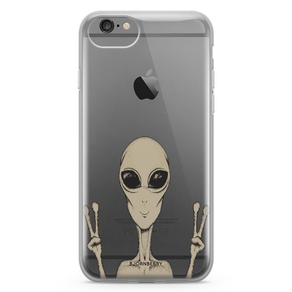 Bjornberry Skal Hybrid iPhone 6/6s - Peace Alien