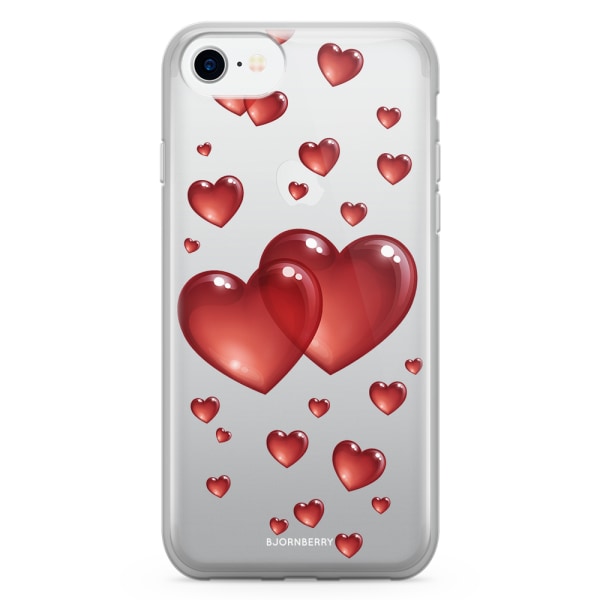 Bjornberry Skal Hybrid iPhone 7 - Hjärtan
