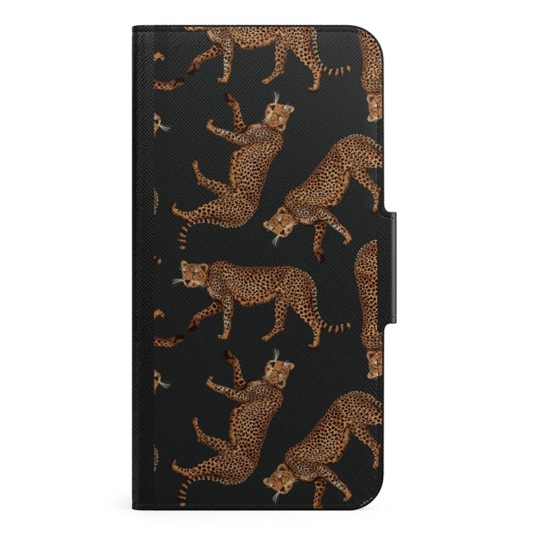 Naive iPhone 13 Mini Plånboksfodral - Cheetah