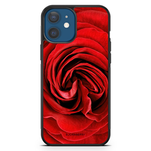 Bjornberry Hårdskal iPhone 12 Mini - Röd Ros