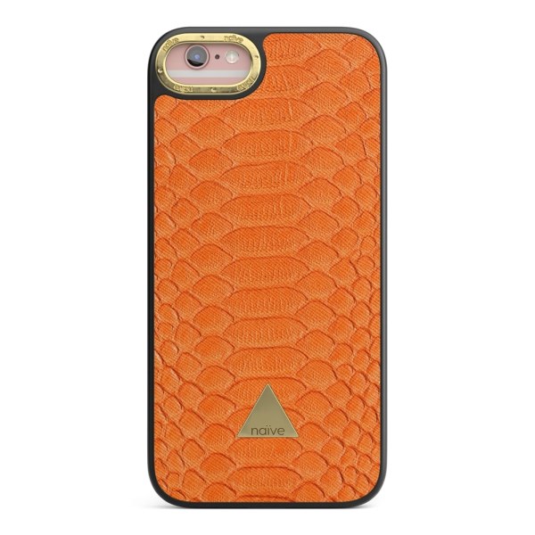 Naive iPhone 6/6s Skal - Orange Snake