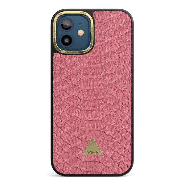 Naive iPhone 12 Skal - Pink Snake