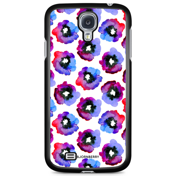 Bjornberry Skal Samsung Galaxy S4 - Violettblommor