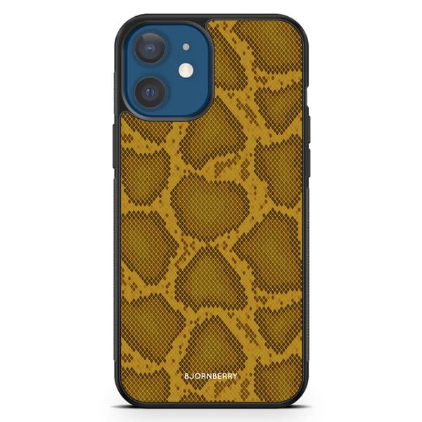 Bjornberry Hårdskal iPhone 12 - Ormskinn
