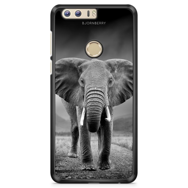Bjornberry Skal Huawei Honor 8 - Svart/Vit Elefant
