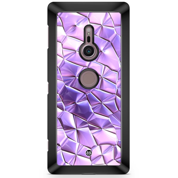 Bjornberry Sony Xperia XZ2 Skal - Purple Crystal