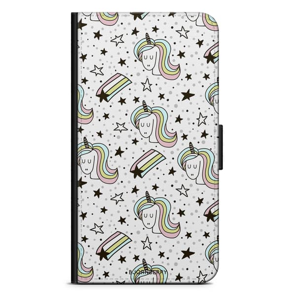 Bjornberry Plånboksfodral iPhone 8 Plus - Mönster Enhörning