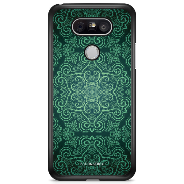 Bjornberry Skal LG G5 - Grön Retromönster