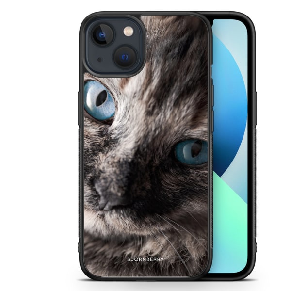 Bjornberry Skal iPhone 13 Mini - Katt Blå Ögon