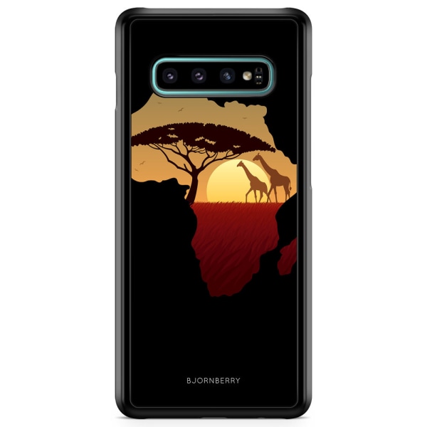 Bjornberry Skal Samsung Galaxy S10 Plus - Afrika Svart