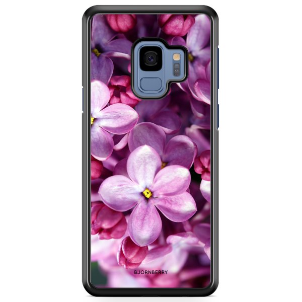 Bjornberry Skal Samsung Galaxy A8 (2018) - Lila Vårblommor