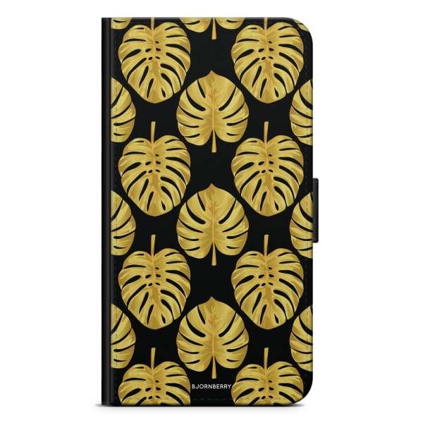 Bjornberry Plånboksfodral iPhone 7 - Guld Monstera