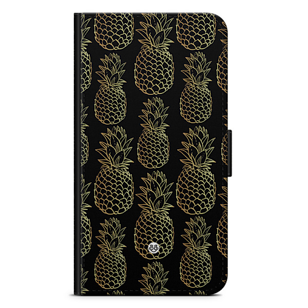 Bjornberry Fodral Samsung Galaxy S23 5G - Guldiga Ananas