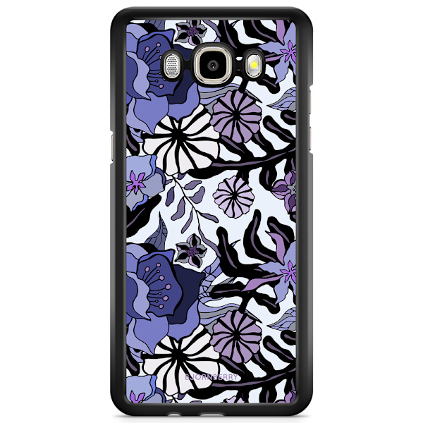 Bjornberry Skal Samsung Galaxy J3 (2016) - Lila Blommor