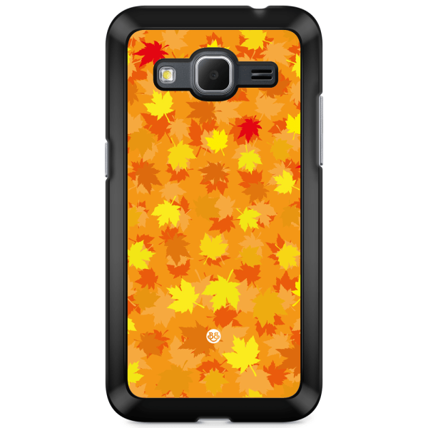 Bjornberry Skal Samsung Galaxy Core Prime - Orange/Röda Löv