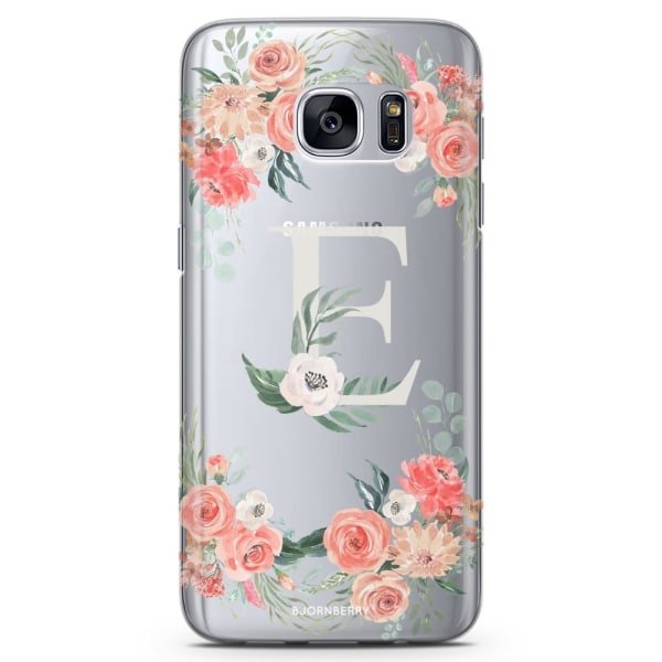 Bjornberry Samsung Galaxy S6 Edge TPU Skal -Monogram E