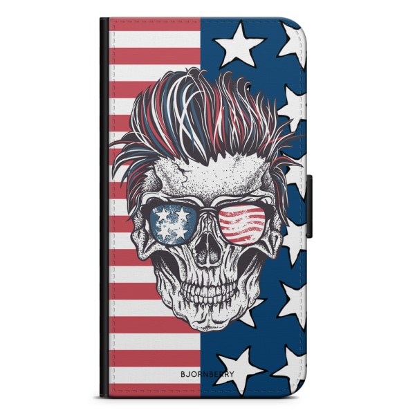 Bjornberry Fodral Motorola Moto G6 Plus - USA Dödskalle