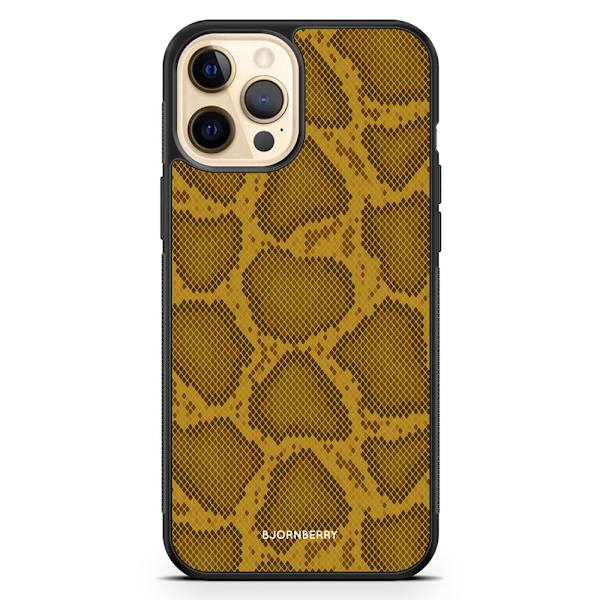 Bjornberry Hårdskal iPhone 12 Pro Max - Ormskinn