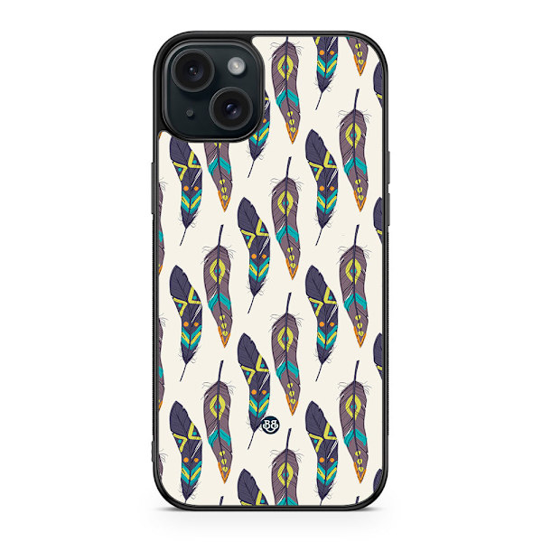 Bjornberry Skal iPhone 15 Plus - Hipsterfjädrar