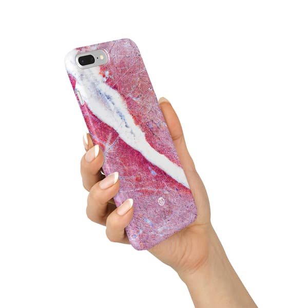 Bjornberry iPhone 6/6s Plus Premium Skal - Rosa Marmor