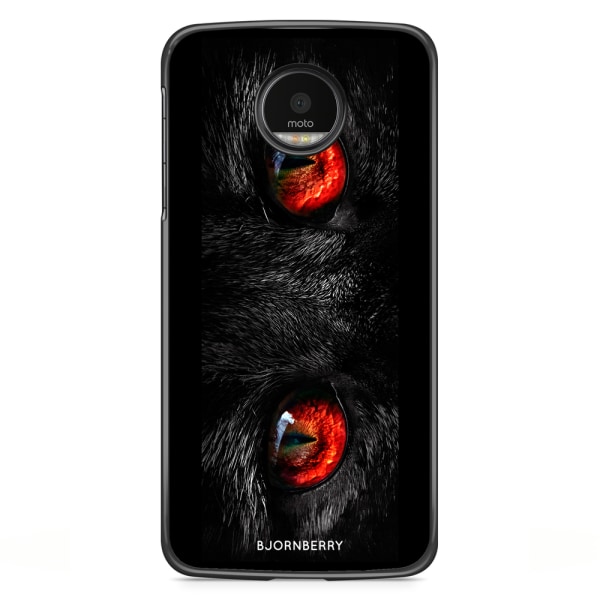 Bjornberry Skal Motorola Moto G5S Plus - Röda Kattögon