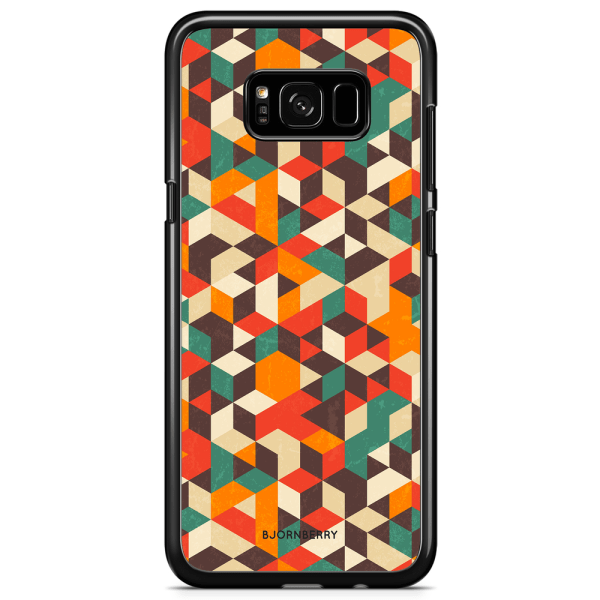 Bjornberry Skal Samsung Galaxy S8 Plus - Retro Geometri