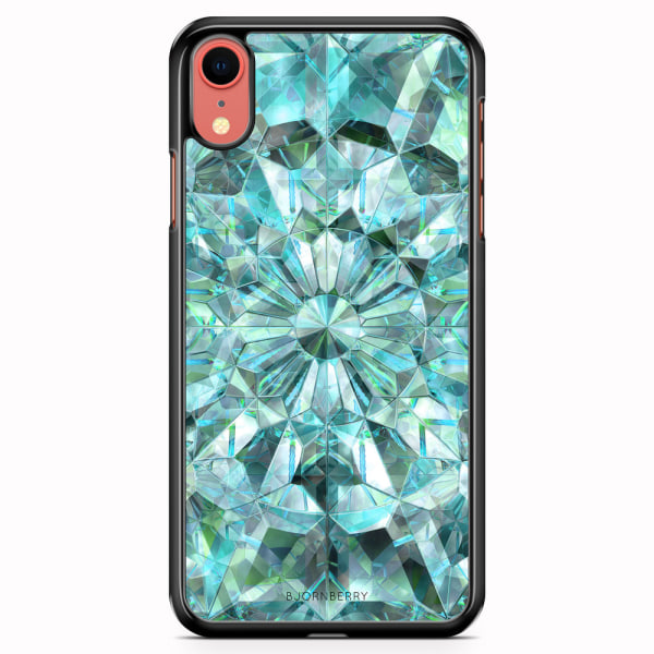 Bjornberry Skal iPhone XR - Gröna Kristaller