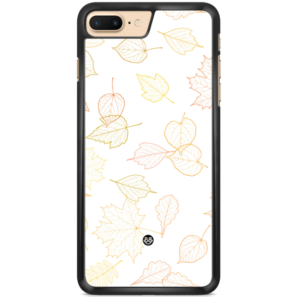 Bjornberry Skal iPhone 7 Plus - Vit med Löv