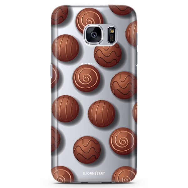 Bjornberry Samsung Galaxy S6 Edge TPU Skal -Choklad