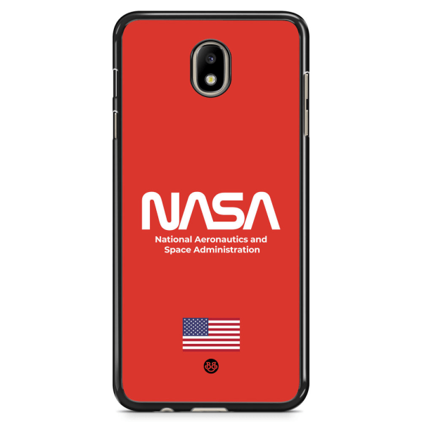 Bjornberry Skal Samsung Galaxy J7 (2017) - NASA Worm Röd