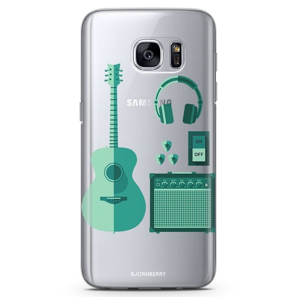 Bjornberry Samsung Galaxy S6 Edge TPU Skal -Gitarr