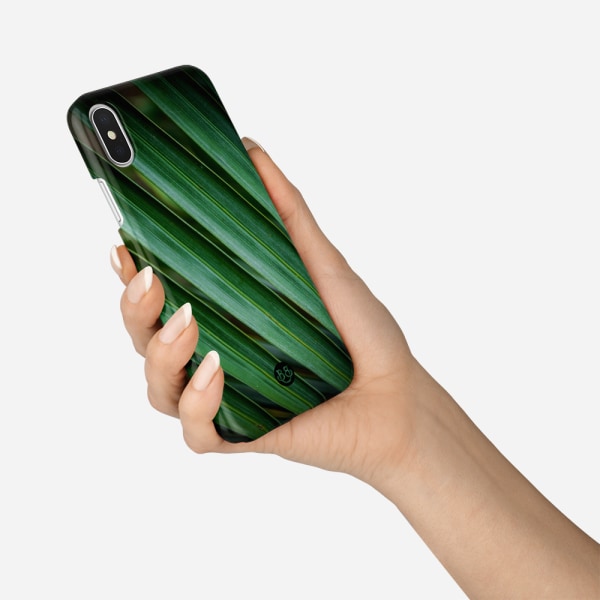 Bjornberry iPhone X / XS Premium Skal - Green leaves