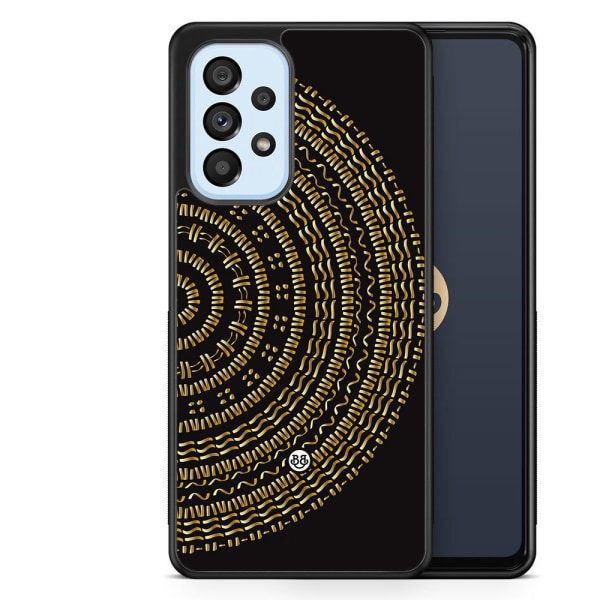 Bjornberry Skal Samsung Galaxy A53 5G -Mandala Guld/Svart