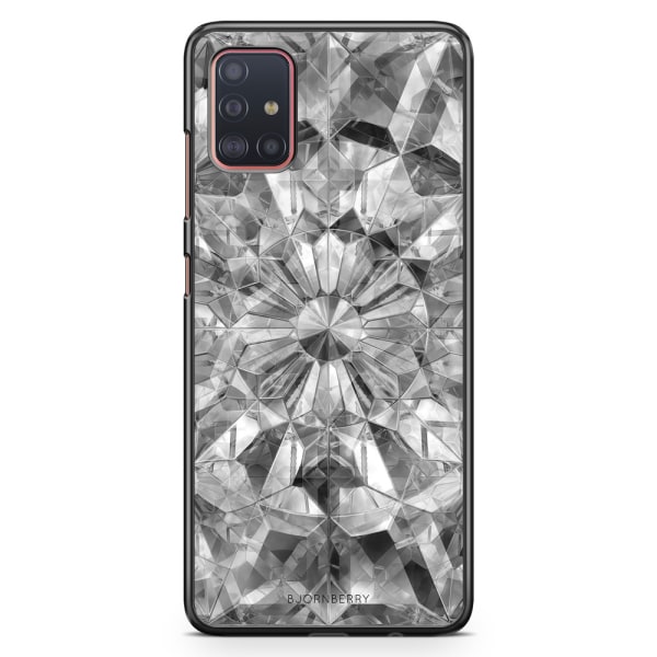 Bjornberry Skal Samsung Galaxy A51 - Grå Kristaller